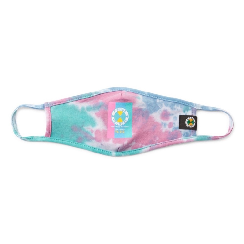 NWT Cross Colour tie dye face mask